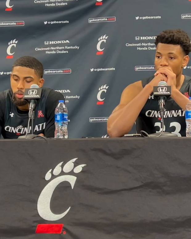 David DeJulius:Ody Oguama Xavier Postgame