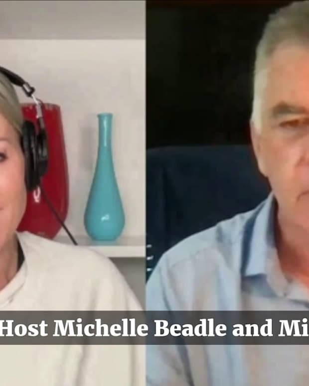 Chandler Parsons and Michelle Beadle on FanDuel Show