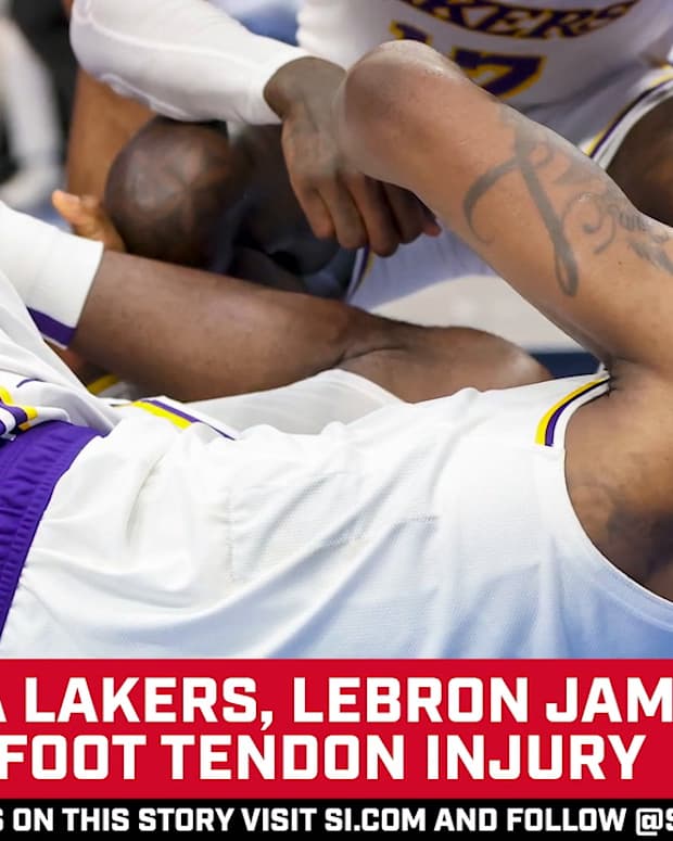 LeBron James Has Right Foot Tendon Injury, Lakers Say