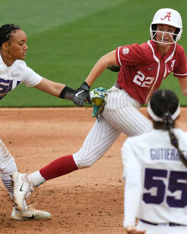 LSU Alabama softball