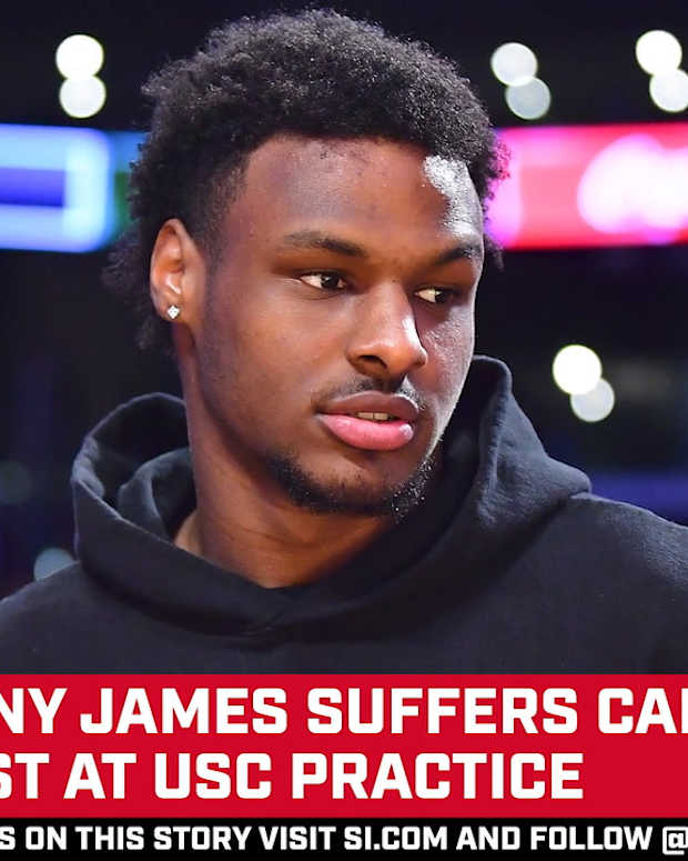 Bronny James Suffers Cardiac Arrest at USC Practice