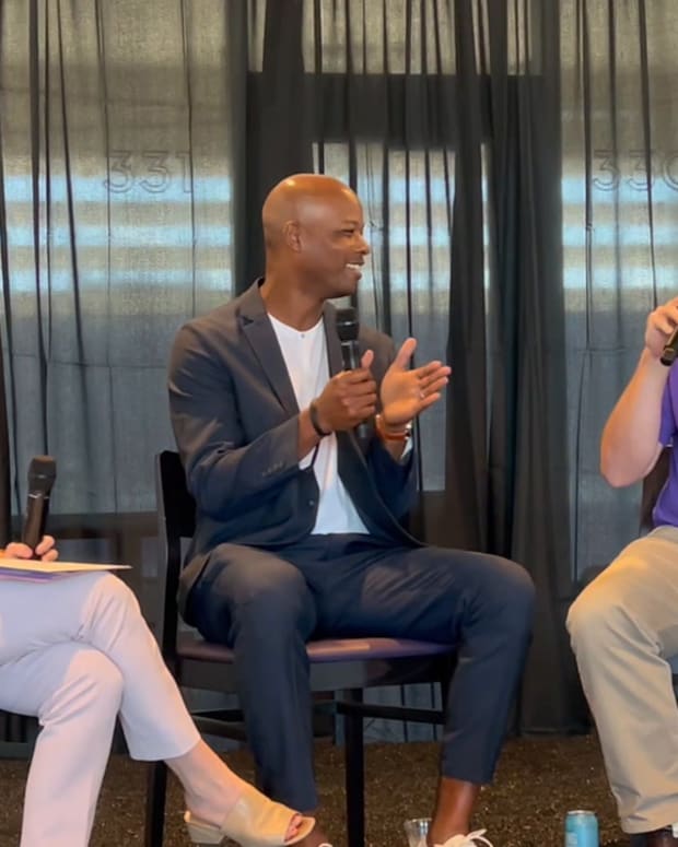 TCU soccer head coach Eric Bell at the KillerFrogs podcast