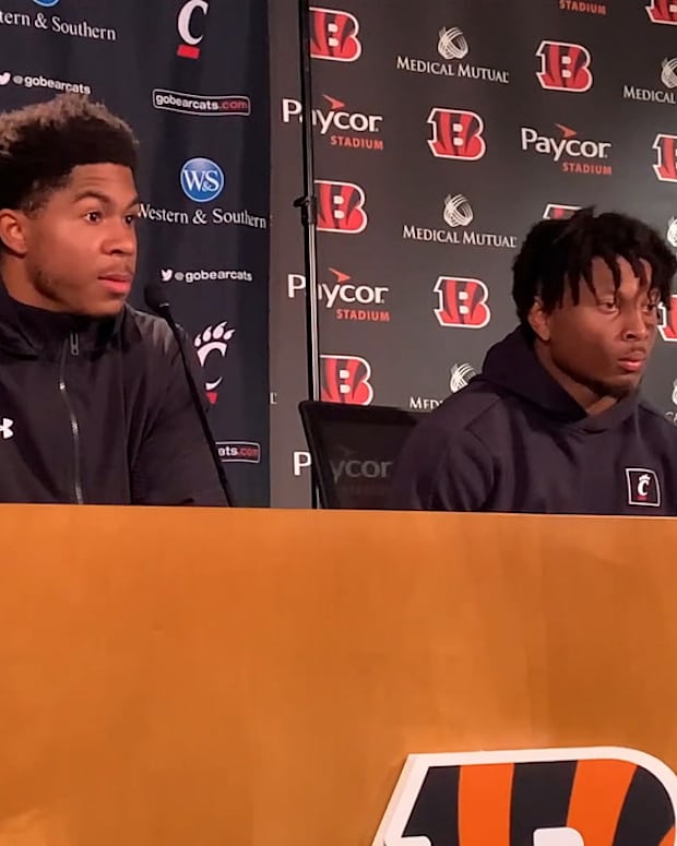 Tyler Scott:Tre Tucker Miami Postgame