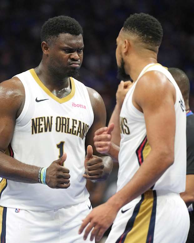 Zion Williamson and CJ McCollum