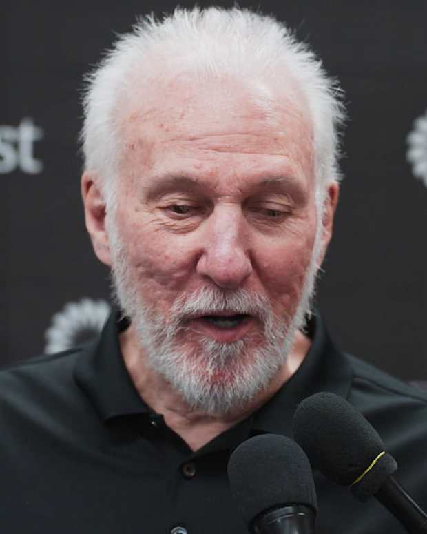 Gregg Popovich Speaks On Team's Loss to Joel Embiid, 76ers (Credit: San Antonio Spurs)