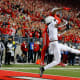 Penn State Nittany Lions cornerback Joey Porter Jr. (9) breaks up the pass intended for Ohio State Buckeyes wide receiver Garrett Wilson (5) during the third quarter at Ohio Stadium.