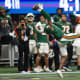 Dec 16, 2023; Atlanta, GA, USA; Florida A&M Rattlers defensive back Kendall Bohler (3) intercepts a pass against the Howard Bison in the second half at Mercedes-Benz Stadium.