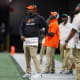 Dec 16, 2023; Atlanta, GA, USA; Florida A&M Rattlers head coach Willie Simmons on the sideline against the Howard Bison in the first half at Mercedes-Benz Stadium.