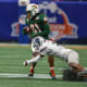 Dec 16, 2023; Atlanta, GA, USA; Florida A&M Rattlers tight end Kamari Young (81) runs after a catch against the Howard Bison in the first half at Mercedes-Benz Stadium.