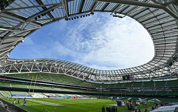 Aviva Stadium field gameday 2022 Nebraska vs Northwestern football USATSI_18937226