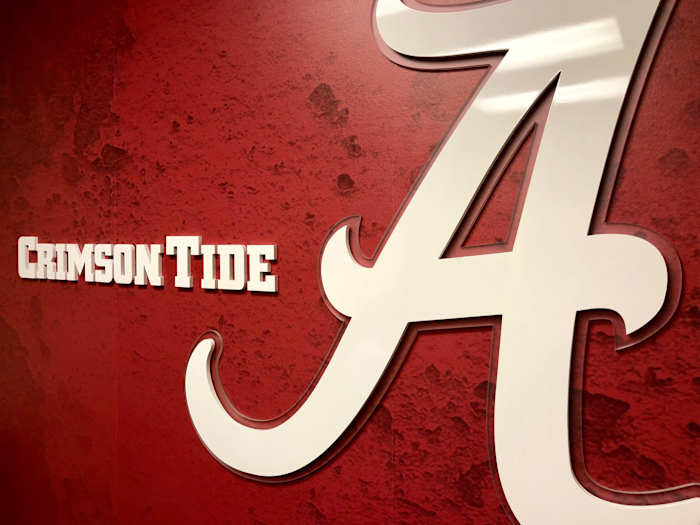 Alabama logo and script A