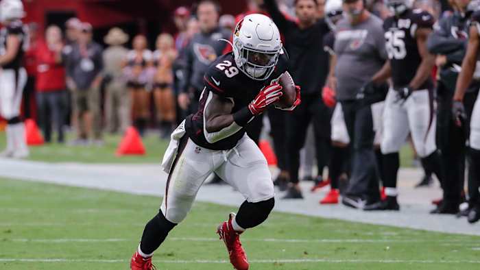 Cardinals RB Chase Edmonds has made the best of his opportunities over the past two weeks.