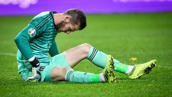 David De Gea is injured with Spain