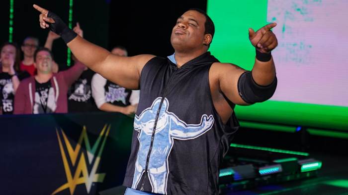 WWE's Keith Lee makes his entrance on NXT