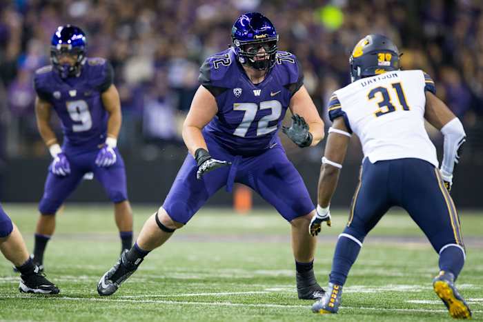 Washington tackle Trey Adams, a top-rated prospect for 2020.