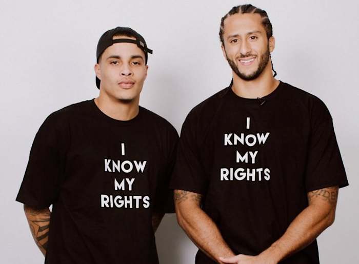 Stills with Kaepernick.