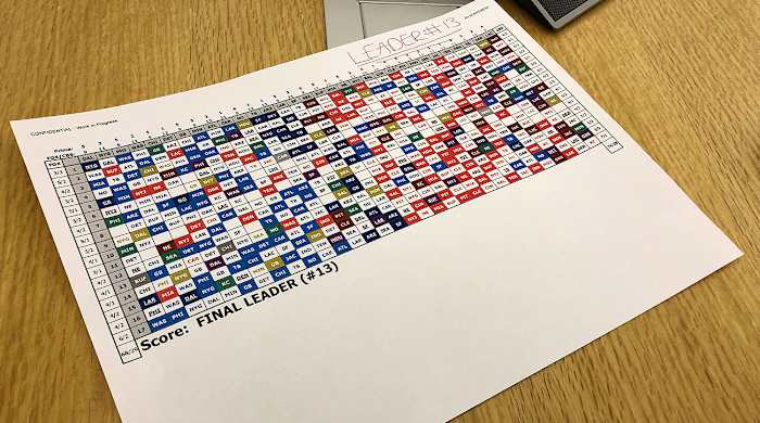 The team in charge of making the NFL's 2019 schedule handed this version to the commissioner on Sunday night.