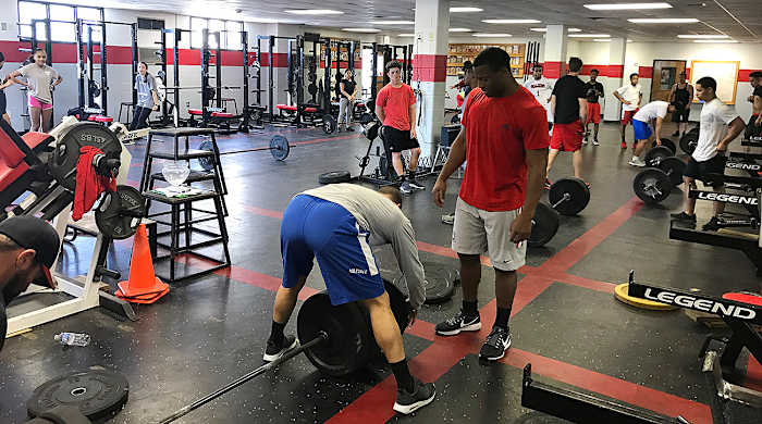 Nick Chubb's NFL combine prep looks quite different than that of other top NFL prospects.