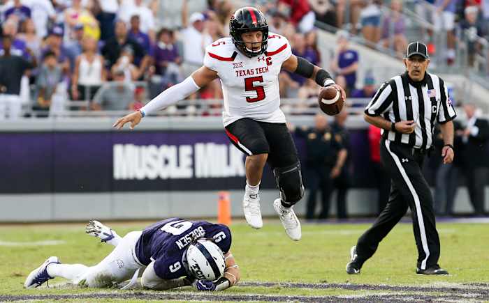 Flashing his stuff as a Red Raider in 2016.