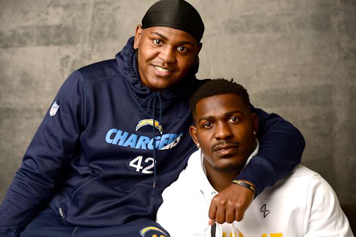 Devon (left) and Desmond King.