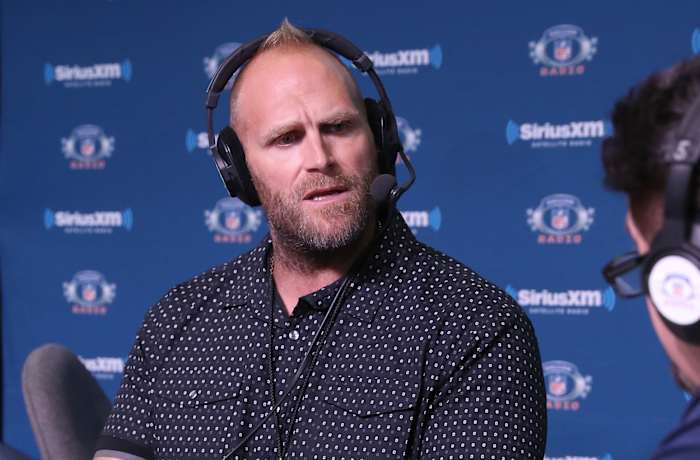 Turley, conducting an interview on Radio Row before Super Bowl LI.