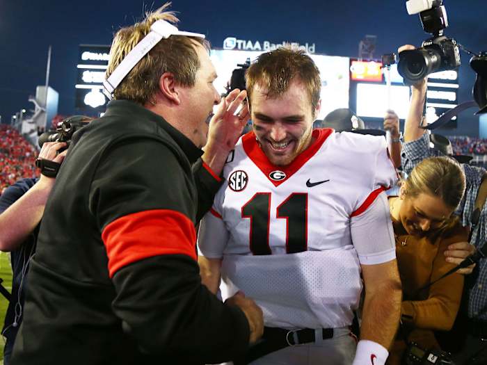 Jake Fromm Kirby Smart Georgia vs Florida
