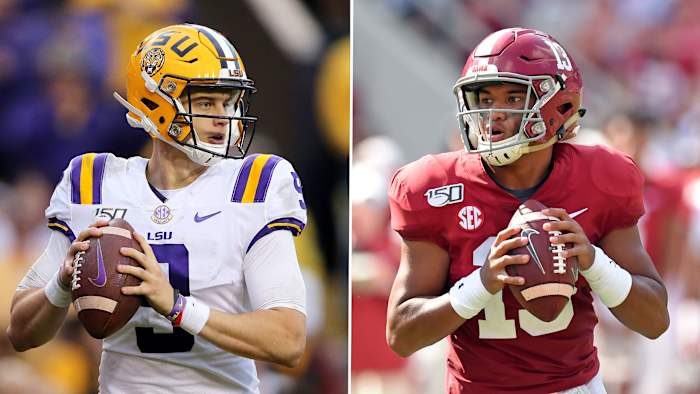 LSU vs Alabama Joe Burrow Tua Tagovailoa injury