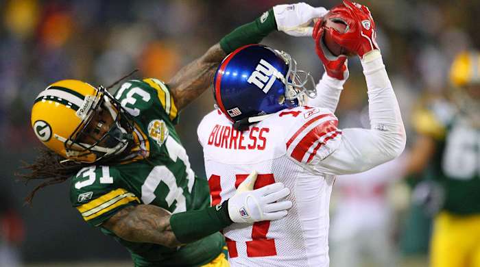 Burress finished with 11 catches for 151 yards, largely at the expense of Harris (31).