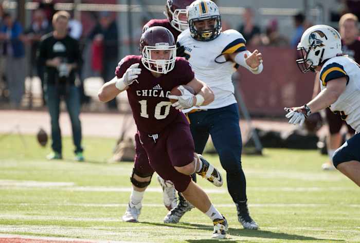 Chandler Carroll, Chicago’s second all-time leading rusher. 