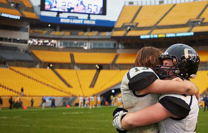 Ricky Guss and Andrew Seymour after the win.