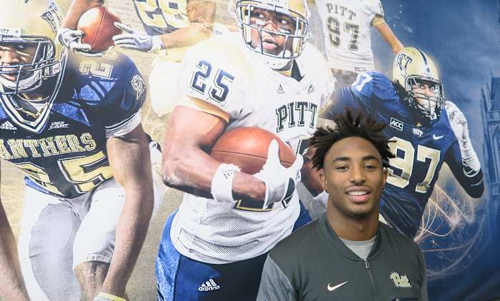 Jordan Whitehead of Pitt. 