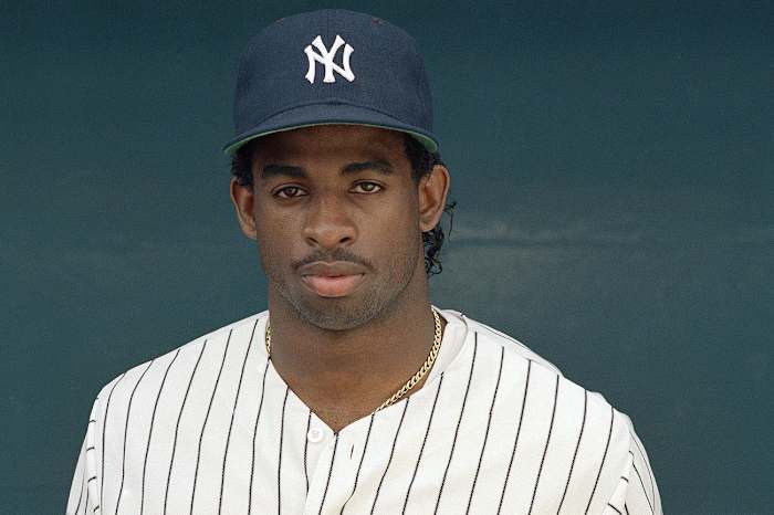 Sanders began his professional baseball career with the Yankees, but didn’t last long in the Bronx.