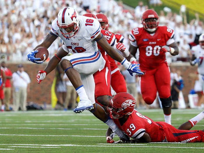 SMU's Courtland Sutton has the physical frame and the eye-popping production to command the NFL's full attention.