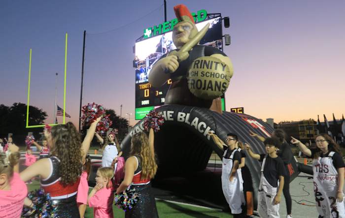 Game time for Trinity.