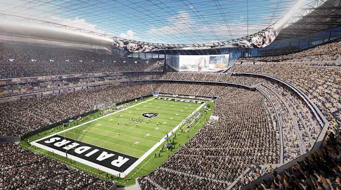 Las Vegas’s vision: a full NFL stadium—with locals and tourists alike.