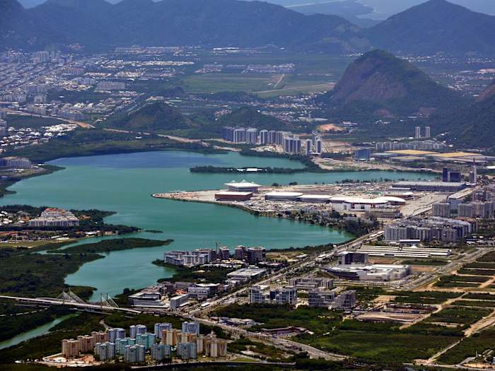 Jacarepaguá, the site where the racetrack used to be.