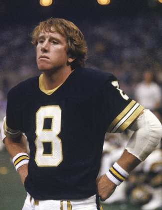 Smiles on the field were few during Archie’s long Saints haul.