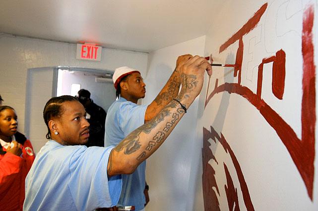 Allen Iverson and Carmelo Anthony