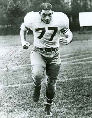 Paul Zimmerman as a Stanford football player.