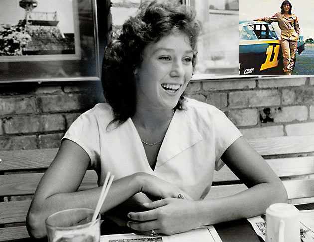 Robin McCall in her racing heyday before she married Wally Dallenbach.