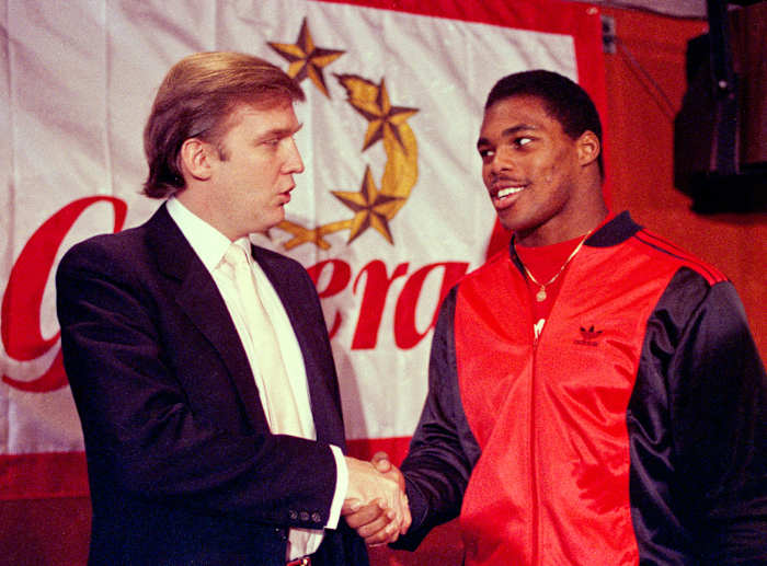 Trump and Walker formed a strong off-field friendship after the mogul’s purchase of the Generals.