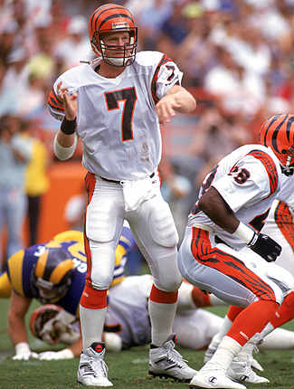 Gillman’s favorite QB in 1991 was Cincinnati’s Boomer Esiason. 