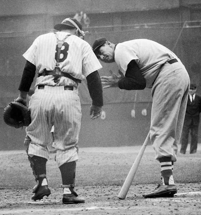 Yogi Berra and Ted Williams