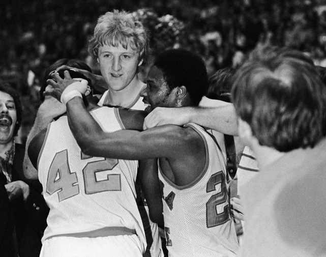 Alex Gilbert, Larry Bird and Carl Nicks