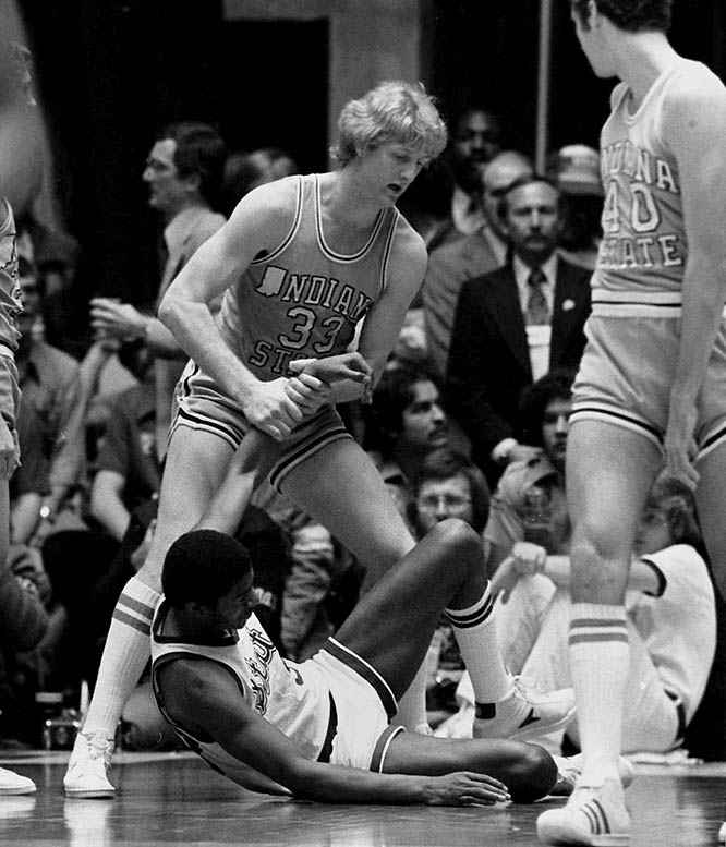 Larry Bird and Magic Johnson