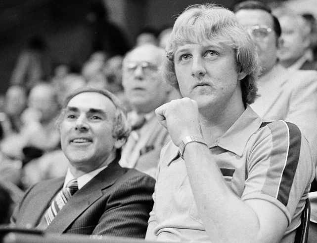 Larry Bird and Bob Wolf