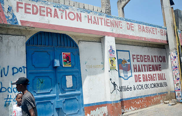 Hitting a Wall: Labissiere had a comfortable life in Port-au-Prince, but his hoops options were limited.
