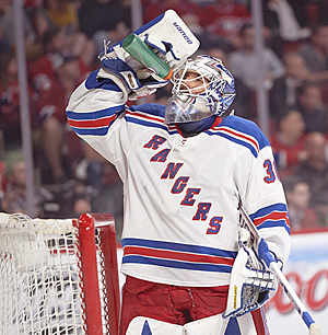 Henrik Lundqvist of the New York Rangers