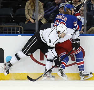Drew Doughty and Carl Hagelin