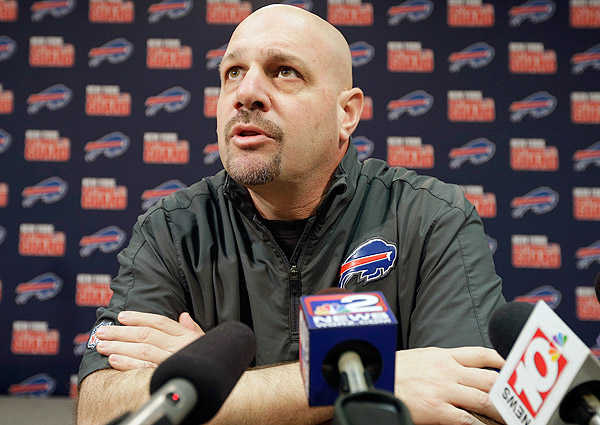 Mike Pettine (top) will take over for the fired Rob Chudzinski in Cleveland.